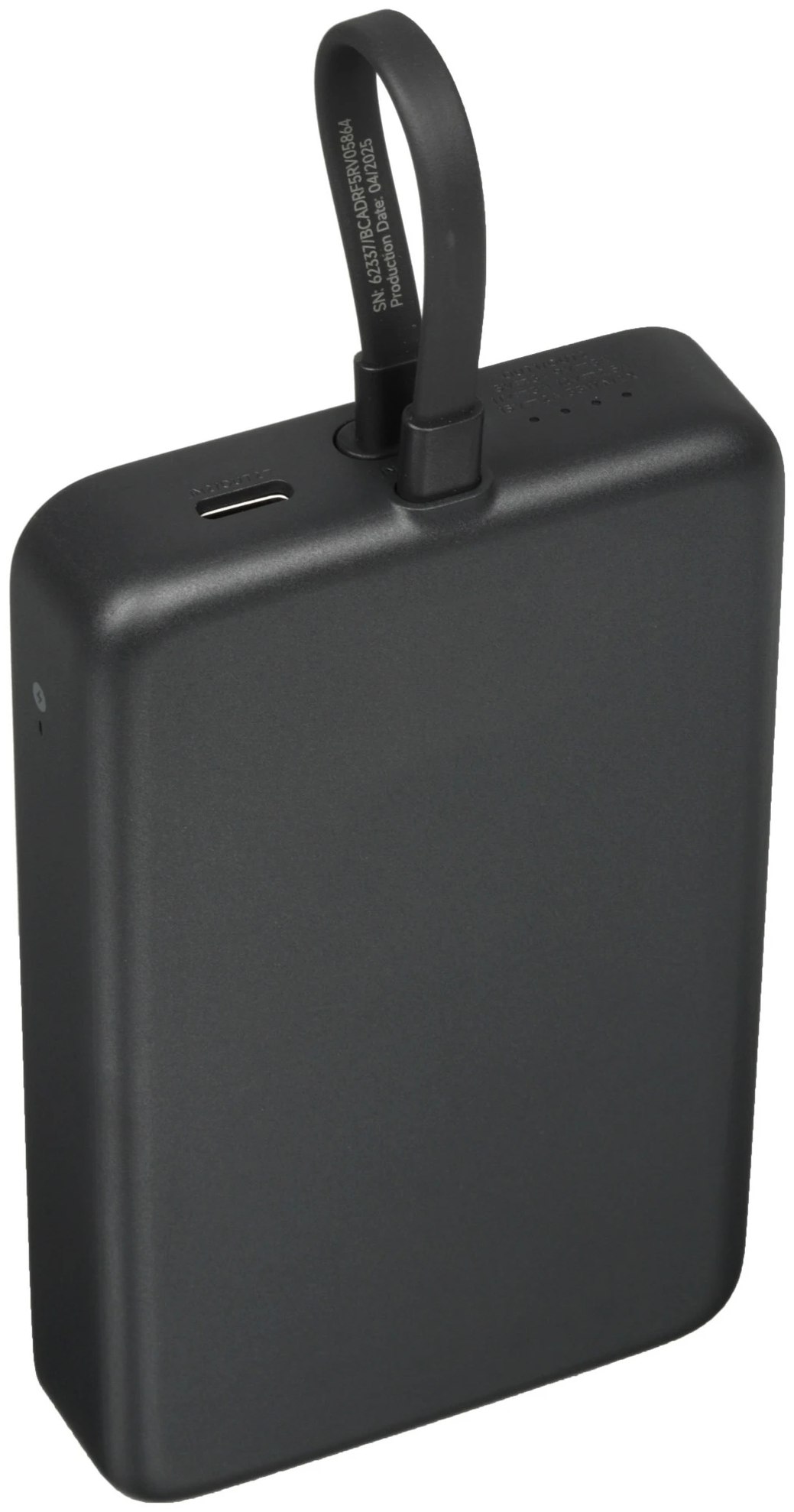 Портативный аккумулятор Xiaomi 33W Magnetic Power Bank 10000mAh (встроенный кабель) серый BHR9823GL